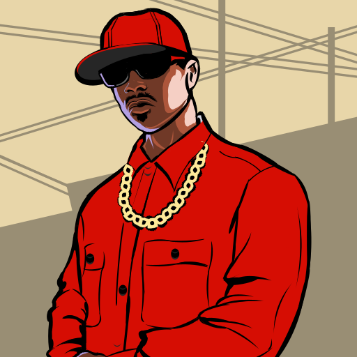 54s Piru Bloods Gang - Rockstar Games