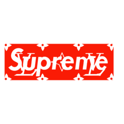vuitton supreme logo png