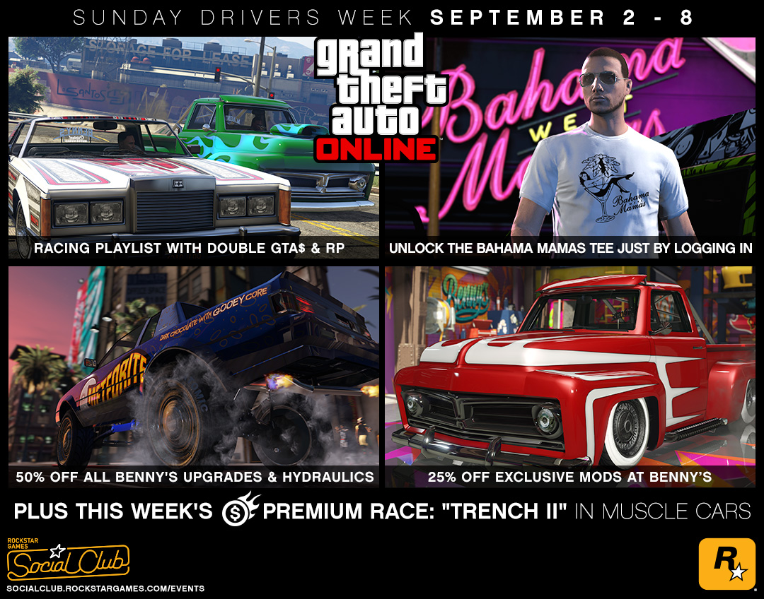 GTA DOUBLE GTAS &RP ON ROCKSTAR CREATED SPECIAL VEHICLE RACES EXTENDED AND  MORE