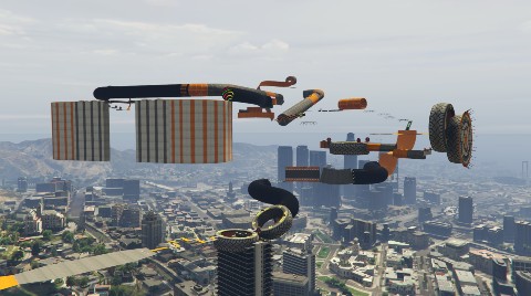 Super cars parkour 1! job image