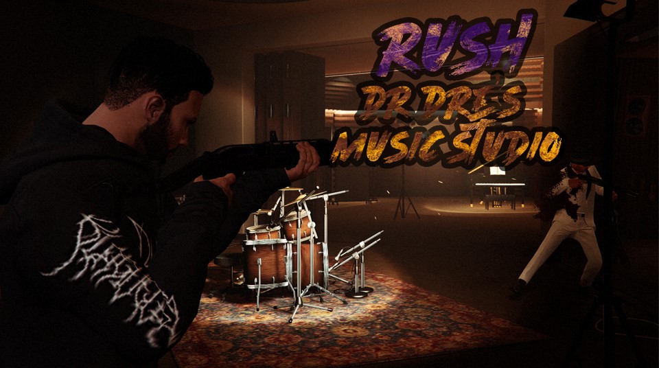 #RUSH#- Dr. Dre's music studio job image